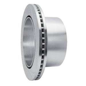 Chevrolet Express 3500 Brake Rotor (1) - Rear Left - R1 Concepts - Drilled & Slotted - Silver - `01-`10